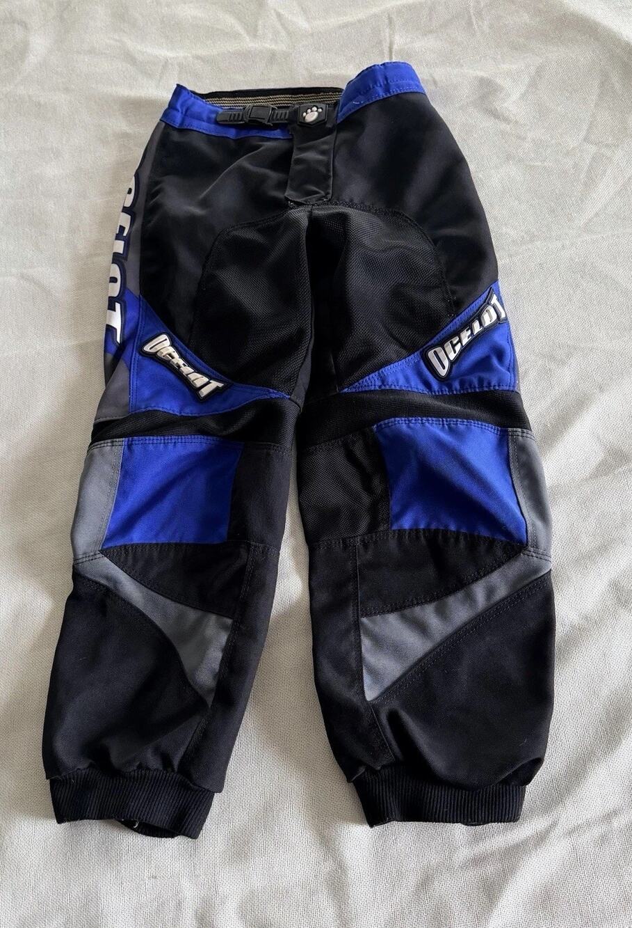 Ocelot Youth Motocross Pants Size 8/10/24 Blue Black MX Dirt Bike Racing ATV